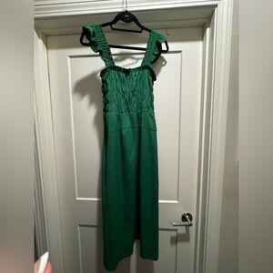 Fun Green Sleeveless Dress